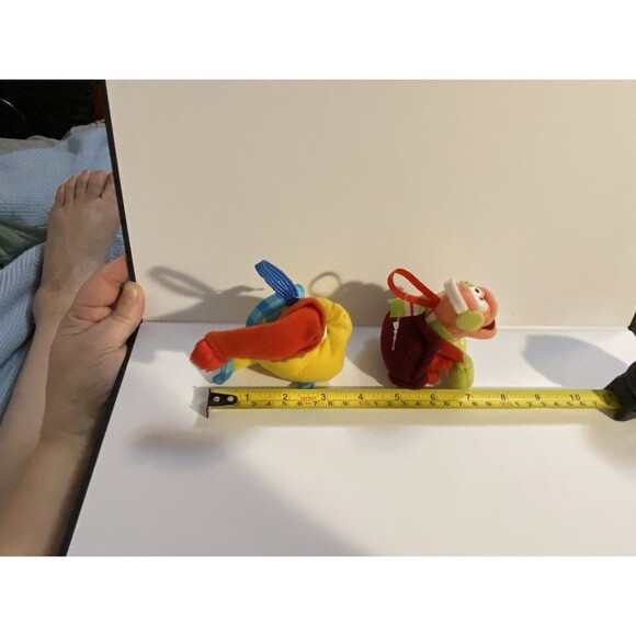 Disney Little Mermaid Plush Christmas Ornament Flounder Sebastian 1987 McDonalds - Picture 3 of 16